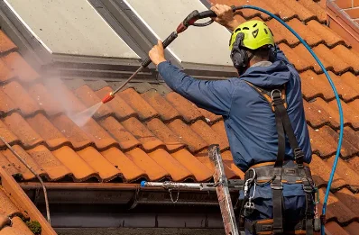 Démoussage et hydrofuge de toiture à Esplantas-Vazeilles